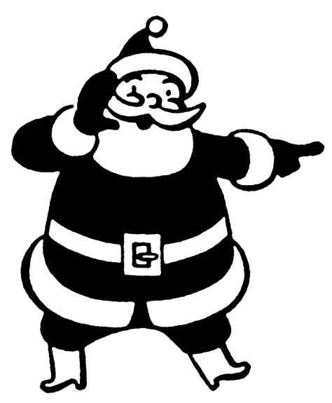 christmas pictures clip art black and white|More.